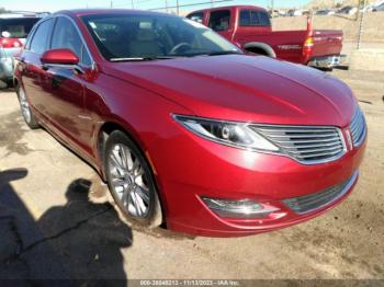  Salvage Lincoln MKZ Hybrid