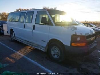  Salvage Chevrolet Express