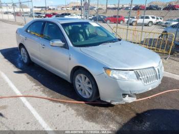  Salvage Lincoln MKZ Hybrid