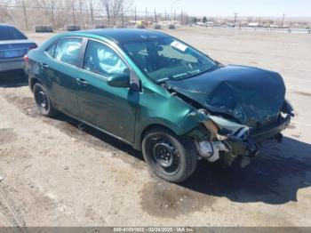  Salvage Toyota Corolla