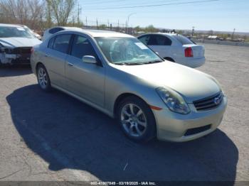  Salvage INFINITI G35