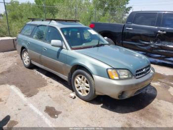  Salvage Subaru Outback