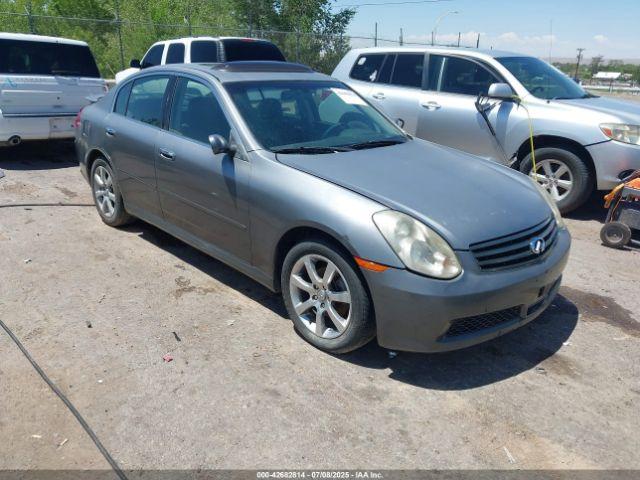  Salvage INFINITI G35x