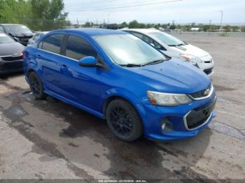 Salvage Chevrolet Sonic