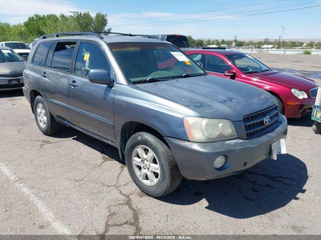  Salvage Toyota Highlander