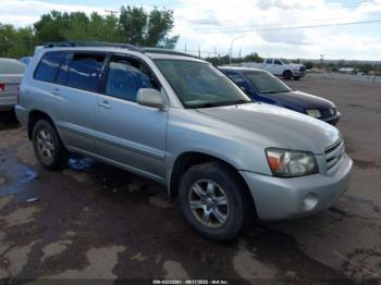  Salvage Toyota Highlander