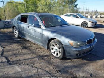  Salvage BMW 7 Series