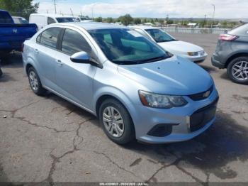  Salvage Chevrolet Sonic