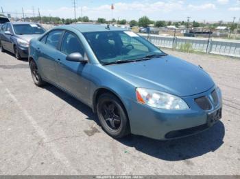  Salvage Pontiac G6