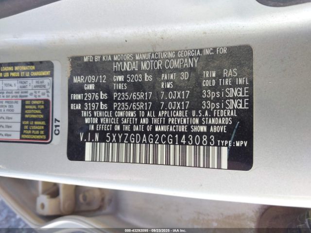 Hyundai SANTA FE Gls V6 Image 11