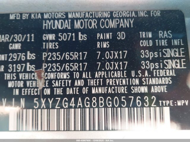 Hyundai SANTA FE Gls V6 Image 10